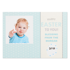 Create Your Own Happy Easter To You Personalized Photo Card 5X7