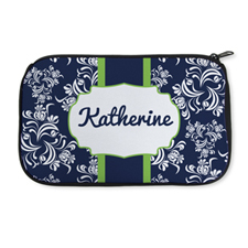 Personalized Neoprene Vintage Cosmetic Bag (6 X 10 Inch)