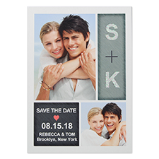 Pure Radiance Personalized Photo Save The Date Card 5X7 Cards