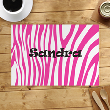 Pink Skin Personalized Placemat