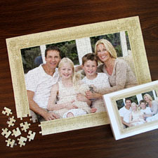 Personalized Classic Frame 12X16.5 Photo Puzzle