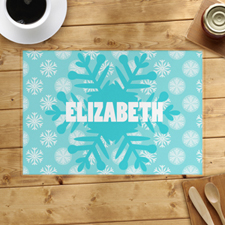 Snowflake Personalized Placemat