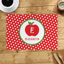 Apple Personalized Placemat