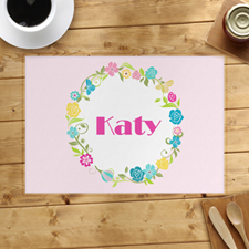 Floral Personalized Placemat