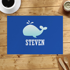 Whale Personalized Placemat