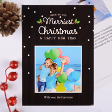 Merriest Christmas Personalized Photo Card