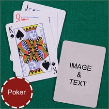 Personalized Poker Standard Index Playing Cards