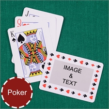 Personalized Poker Size Timeless Standard Index Landscape Playing Cards