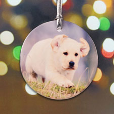 Pet Personalized Photo Porcelain Ornament