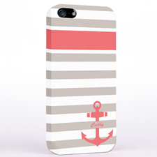 Anker Altrosa Mit Grauen Streifen iPhone5 Case