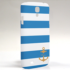 Gelber Anker Aqua Streifen Samsung S4 Case