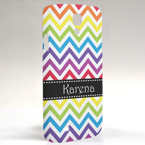 Bunte Zickzacklinien Samsung S4 Case