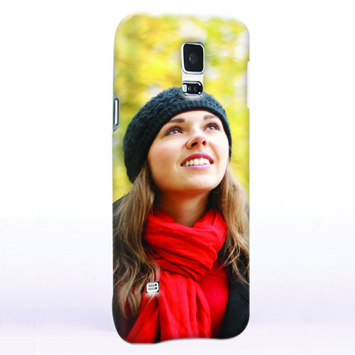 Schwarz Portrait Hochformat Samsung Galaxy S5 Hülle Personalisieren