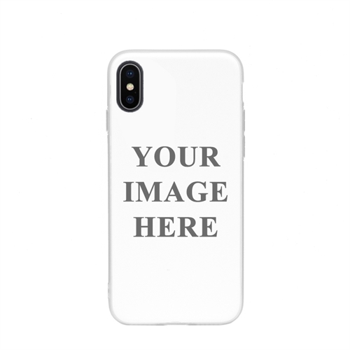 iPhone X Case Weißer Rand Personalisieren mit UV LED Druck