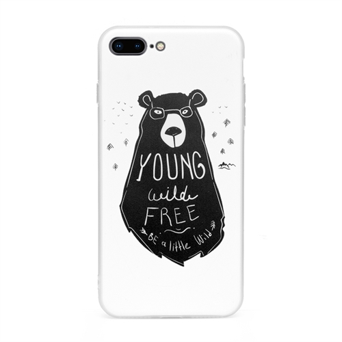 iPhone7plus iPhone8plus UV LED Druck Weiß Case Personalisieren