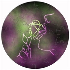 Rundes Fotopuzzle