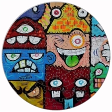 Rundes Fotopuzzle