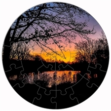 Rundes Fotopuzzle