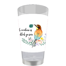 Glas Trinkbecher