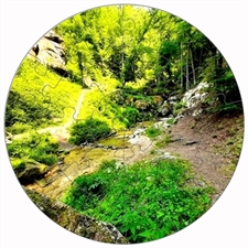 Rundes Fotopuzzle