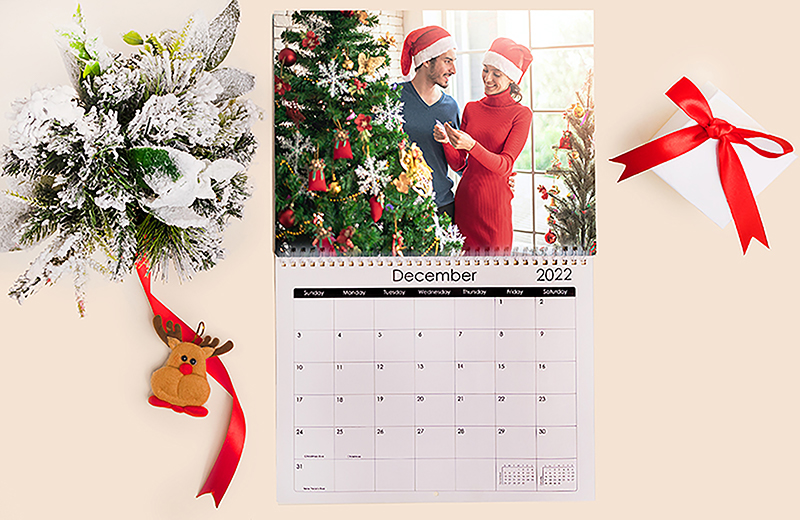 Ein schöner Tag beginnt mit einem Fotokalender