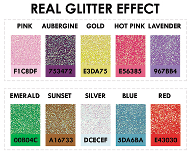 Real Glitter Cards