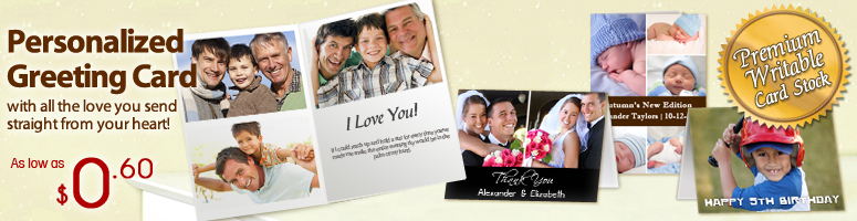 Free Printable Personalized Photo Greeting Cards