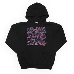 graphic black hoodie